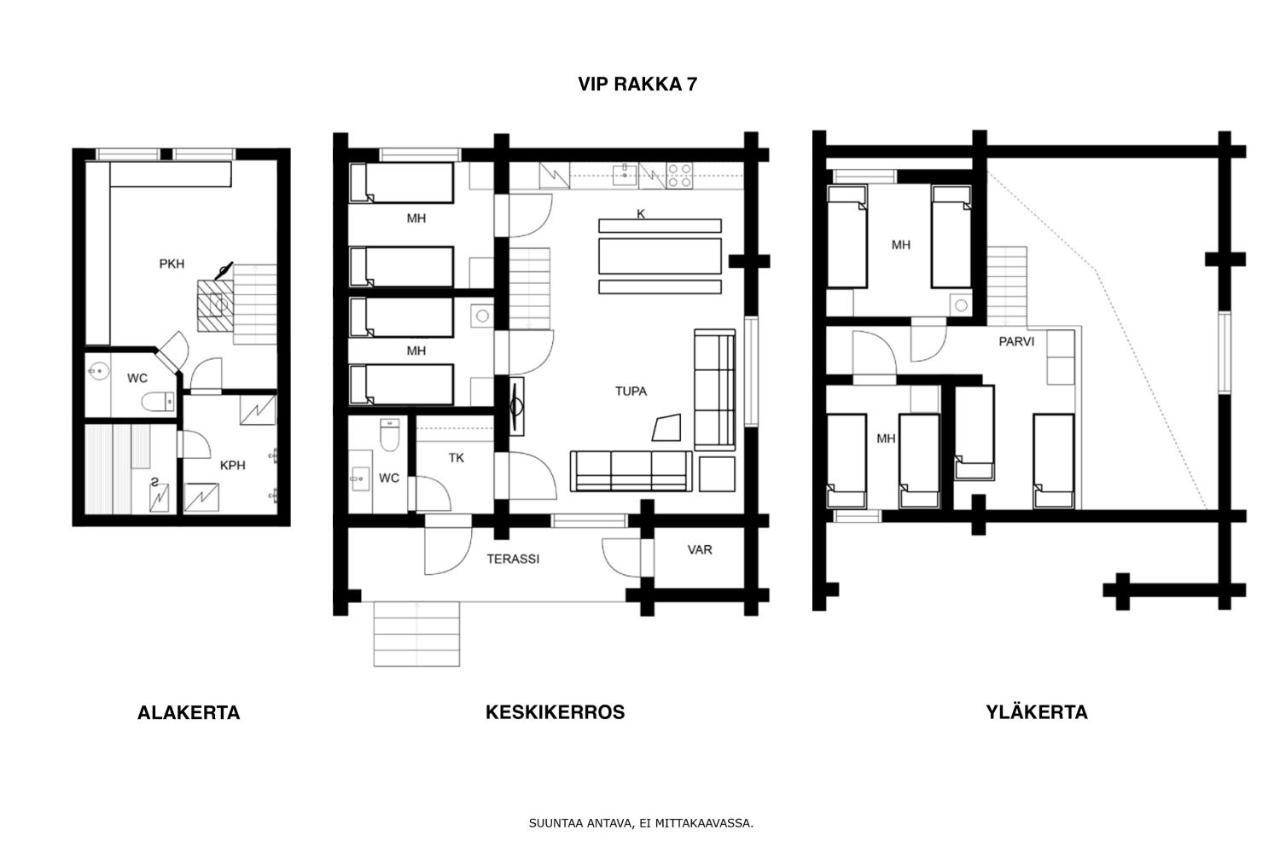 Vip Rakka Villas 7 & 8 Levi Exterior foto